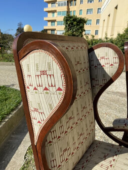 Kreslo ušiak Thonet 1900 - 9