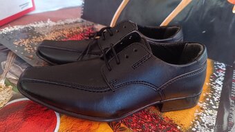 Chlapčenské spoločenské topánky čierne - 9