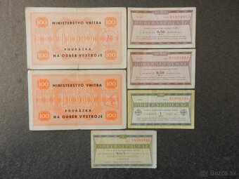 ...Československe bankovky aj kolkované... - 9