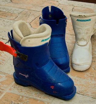 detské lyže + lyžiarky - 9