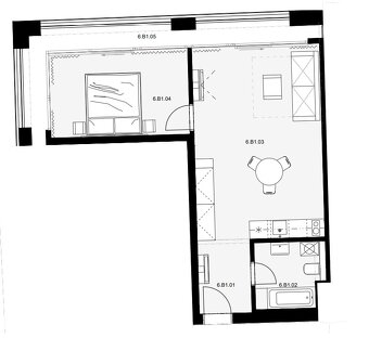 Predam 2 izbový apartmán s terasou, Žilinská, Bratislava I - 9
