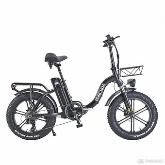 Výkonný mestský ebike Burchda 800W,20Ah,45km/h,100km,nový - 9