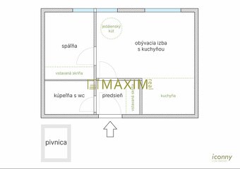 REZERVOVANÉ 1,5-izbový byt, 4. posch., rekonštrukcia, 31,2 m - 9