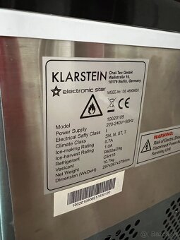 Vyrobnik ladu Klarstein Mr. Black - 9