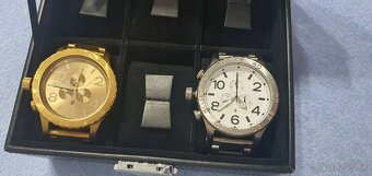 Nixon Zlaté hodinky aj strieborne veľká nad 5cm priemer - 9