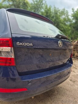 Predám zadný kufor, nárazník, svetlá pre Škoda Octavia 3 III - 9