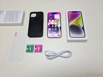 APPLE IPHONE 14 128GB STARLIGHT ,ZDRAVIE BATERKY 100% - 9
