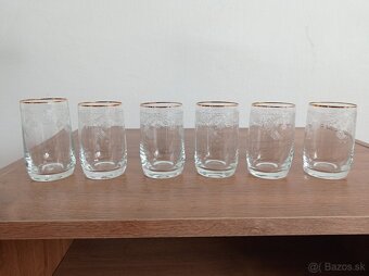 Rôzne retro sada sklenených pohárov - 9