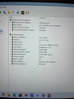 Dell/Windows 11/32GB RAM/250GB SSD disk/nová batéria/v cene - 9