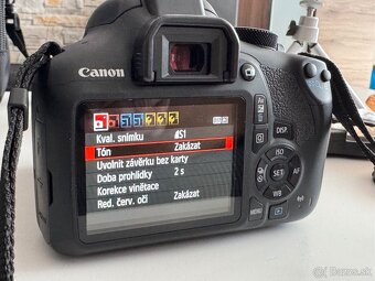 Na predaj: Canon EOS 1300D + príslušenstvo (kompletný set) - 9