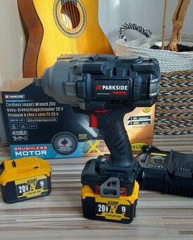 Aku Redukcia DeWALT 18V/ Milwaukee, pre náradie PARKSIDE 20V - 9