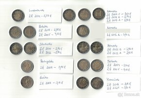Zbierka medailí a VÝROČNÉ dvojeurových mincí + žetóny - 9