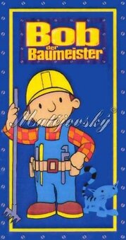 SADA BOB STAVITEĽ: obliečky + osuška + vankúšik + darček - 9