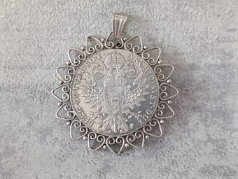 Značená německá velmi stará komínová žehlička (2x svastika) - 9