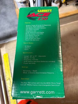 Detektor kovov Garrett Ace 150 - 9
