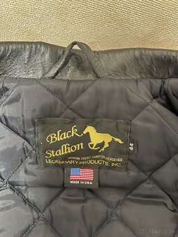 Kožená bunda - Legendary black stallion - 9