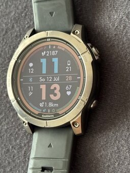 Predám Garmin fenix 7x pro sapphire solar Titanium - 9