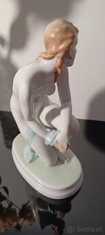 Zsolnay porcelánová značená socha Akt v štýle Art Deco - 9