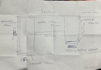 Sedačka v tvare U - 9