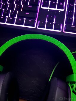 Herné slúchadlá Razer Kraken Pro V2, Green - Oval 7.1 - 9
