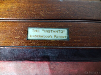 starožitný stereofotoaparát Underwood - 9