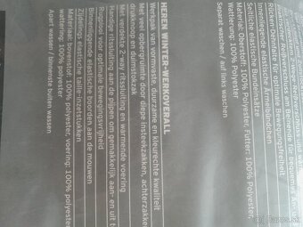 ZIMNY OVERAL PRE MECHANIKOV A POD. - 9