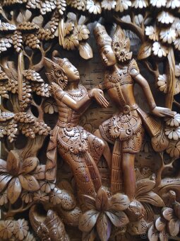 3D drevený panel Bali - 9