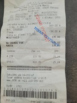 záhradné kreslo AGERMOSE -JYSK nové, iba poskladané - 9