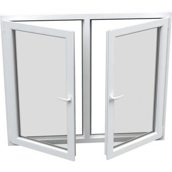 KUPIM Plastové okná, š 170-177cm X v 140 , š 54 X v 80 - 9
