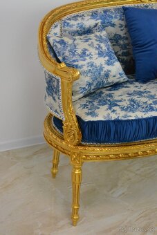 Zámecký salon - sedací souprava - 4 části - 9