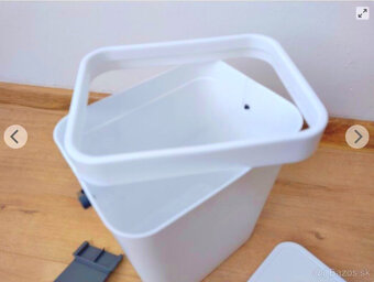 NOVY ulozny box, odpadkovy kos s vekom aj závesný - 9