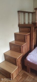 Poschodová posteľ so schodiskom - 9