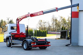 MERCEDES ATEGO HÁKOVÝ NOSIČ KONTAJNEROV HYDRAULICKÁ RUKA EU5 - 9