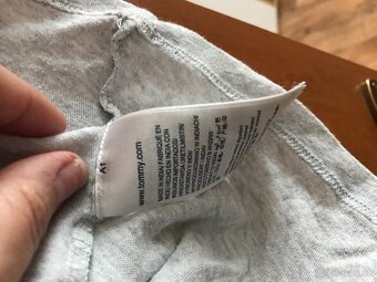 TOMMY HILFIGER originál sive damske tricko M - 9