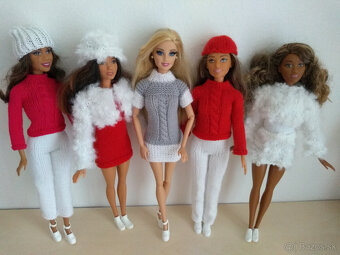 Zimné šaty pre bábiky barbie ken chelsea evi skiper bábo - 9