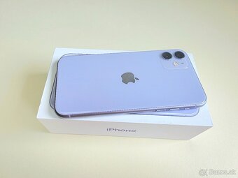 APPLE IPHONE 11 128GB PURPLE TOP STAV,ZDRAVIE BATERKY 100% - 9