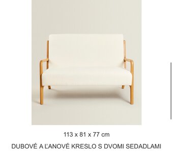 Zara Home dvojkreslo - 9