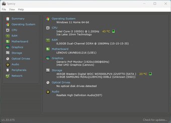 Ideapad 3 14IIL05 /Intel Core i3-1005G1/8GB RAM/FHD/SSD+HDD - 9