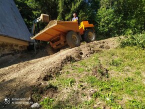 Zemné práce minibager, bagrom, odvoz, dovoz, dumper - 9