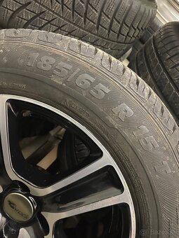 4x100 R15 6,5J ET38 + 185/65 R15 Semperit - 9