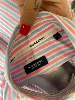 Burberry pánska košeľa XL -ako nová - 9