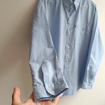 Polo Ralph Lauren Jeans svetlomodrá košeľa s dlhým rukávom L - 9