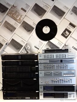 2x7 pasmovy striebor. Equalizer TECHNICS SH-Z250 Japan, AE41 - 9