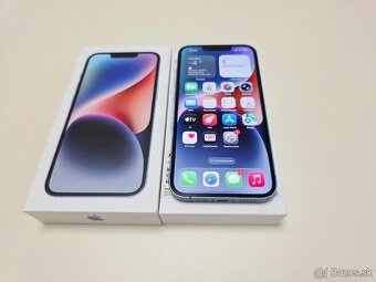 Apple iPhone 14 128gb BLUE,BATERKA 100% - 9