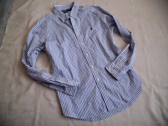 Ralph Lauren pánska pásik košeľa 2XL - 9
