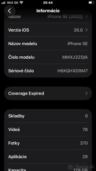 iPhone SE 2022 5G Predaj/Výmena - 9