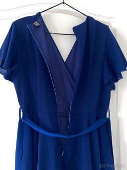 Shein tmavomodre saty velkost M - 9