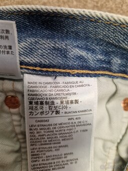 Džíny Levi's 501 '93 W34 L34-44x83x107x20 cm n669 - 9