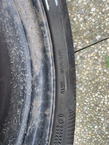4ks Conti TS860 195/65 R16 +plechy orig VW golf 5 - 9