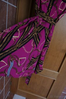 RALPH LAUREN krasne luxusne ikonicke damske saty M/L - 9